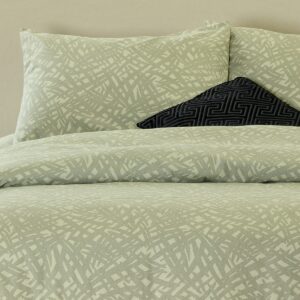 Melinen Home Σεντονι (Σετ 3 Τεμ.) 180Χ200+32 Neva Olive Winter Line Mini 180Χ200+32cm+53X72cm