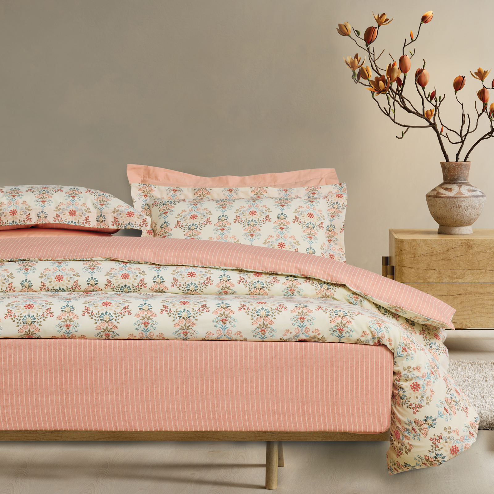 Das Home Σετ Παπλωματοθηκη Μονη Casual 5455 Multicolor Multicolor