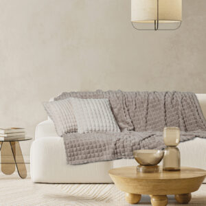 Das Home Κουβερτα Καναπε Fleece 1387 Taupe Taupe
