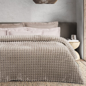 Das Home Κουβερτα Fleece 160Χ220 1387 Taupe Taupe