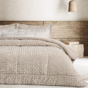 Das Home Κουβερτοπαπλωμα Sherpa Υπερδιπλο 1393 Taupe Taupe