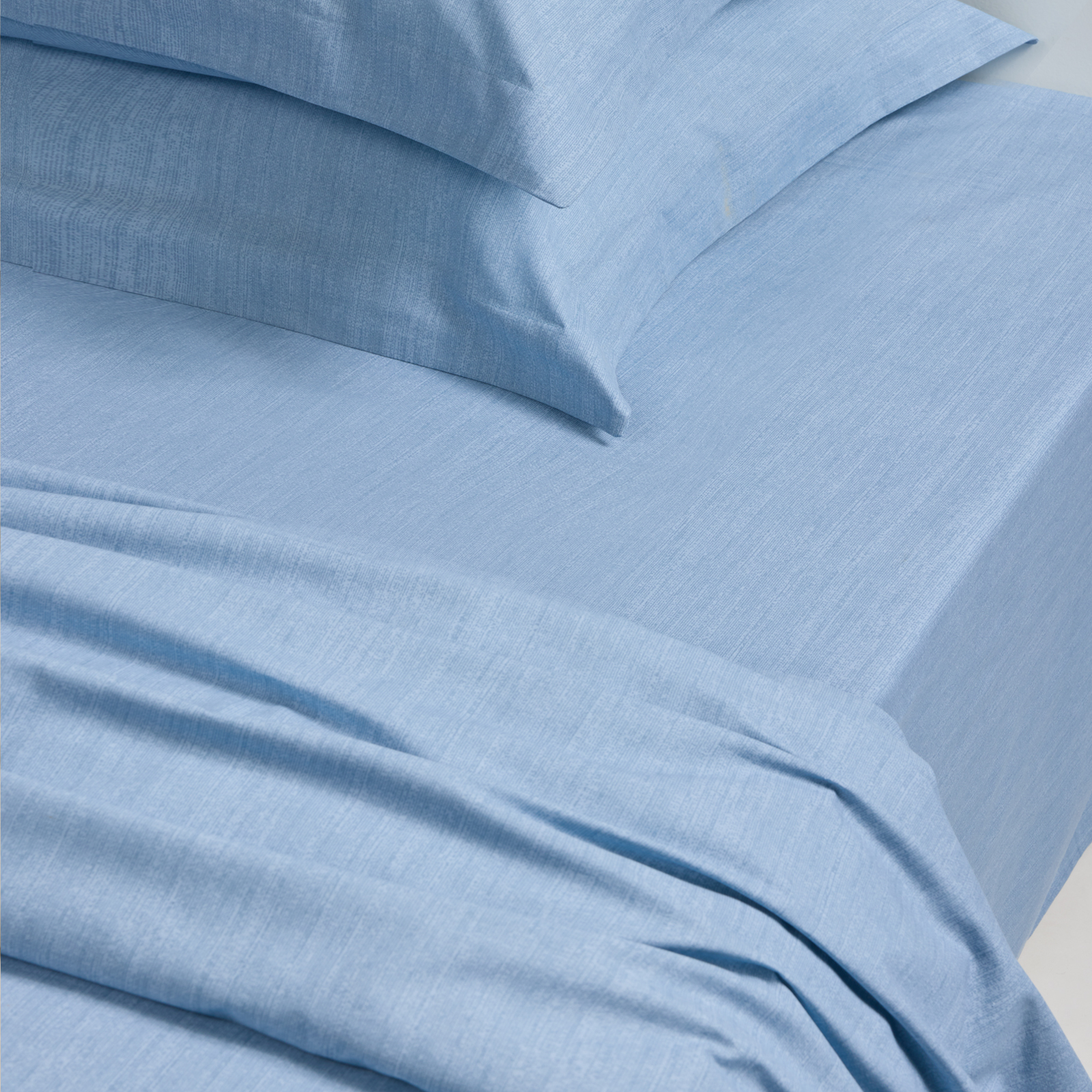 Das Home Σεντονι Υπερδιπλο Με Λαστιχο 160Χ200+35 Blue 5447 Blue Blue - Image 2