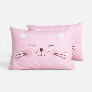 Nef-Nef Homeware ΜΑΞΙΛΑΡΟΘΗΚΗ ΒΑΜΒ.HAPPY CAT 52X72