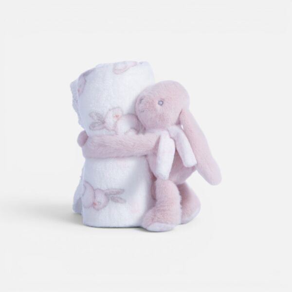 Nef-Nef Homeware ΚΟΥΒΕΡΤΑΚΙ FLEECE ΠΟΛ.BUNNY BOO 75X100
