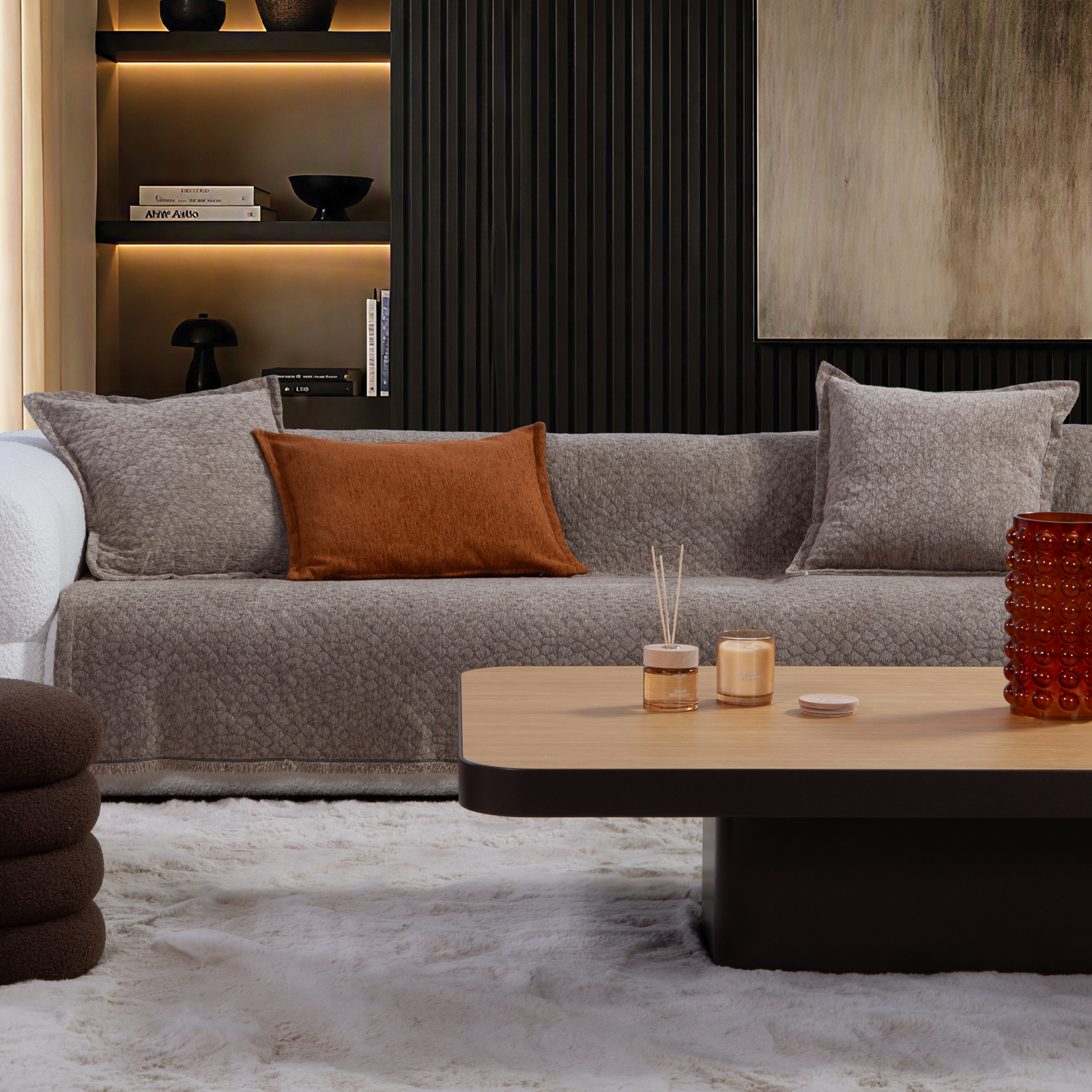 Nef-Nef Homeware ΡΙΧΤΑΡΙ ΑΚΡ-BAMB-ΠΟΛ DECORE 170X300