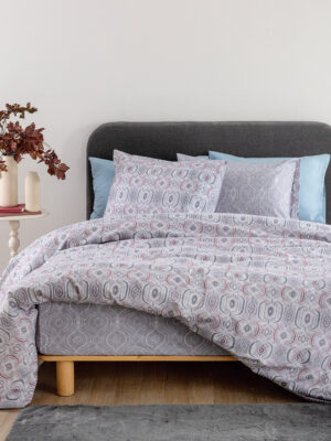 Palamaiki Σετ Σεντόνια Υπέρδιπλα Flannel Beauty 240x265 FB0253 Χωρίς Λάστιχο