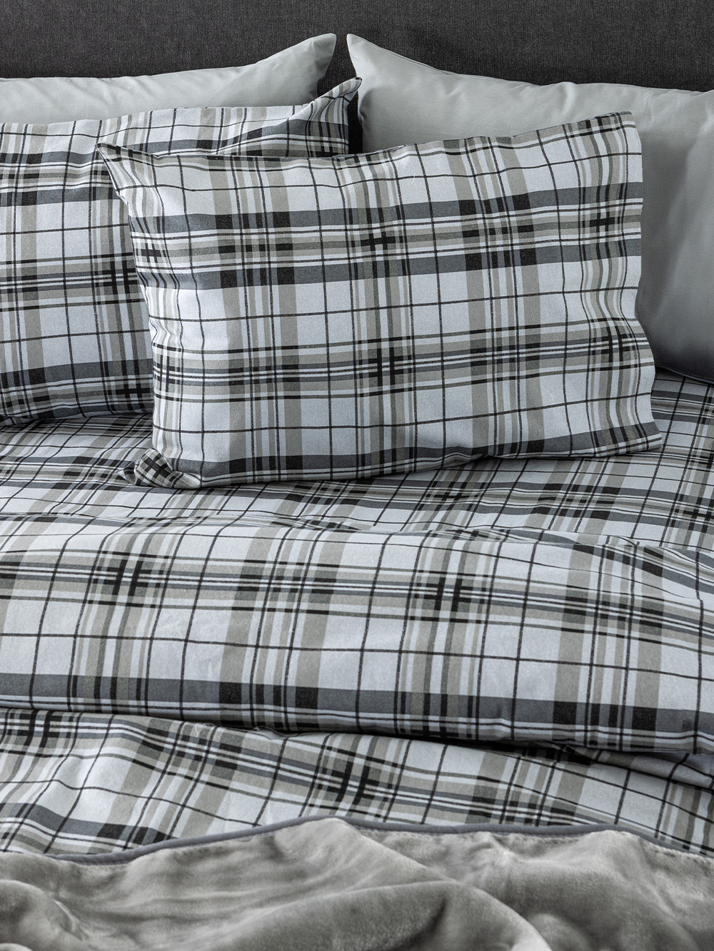 Palamaiki Σετ King Size Σεντόνια Flannel Beauty 280x265 FB0249