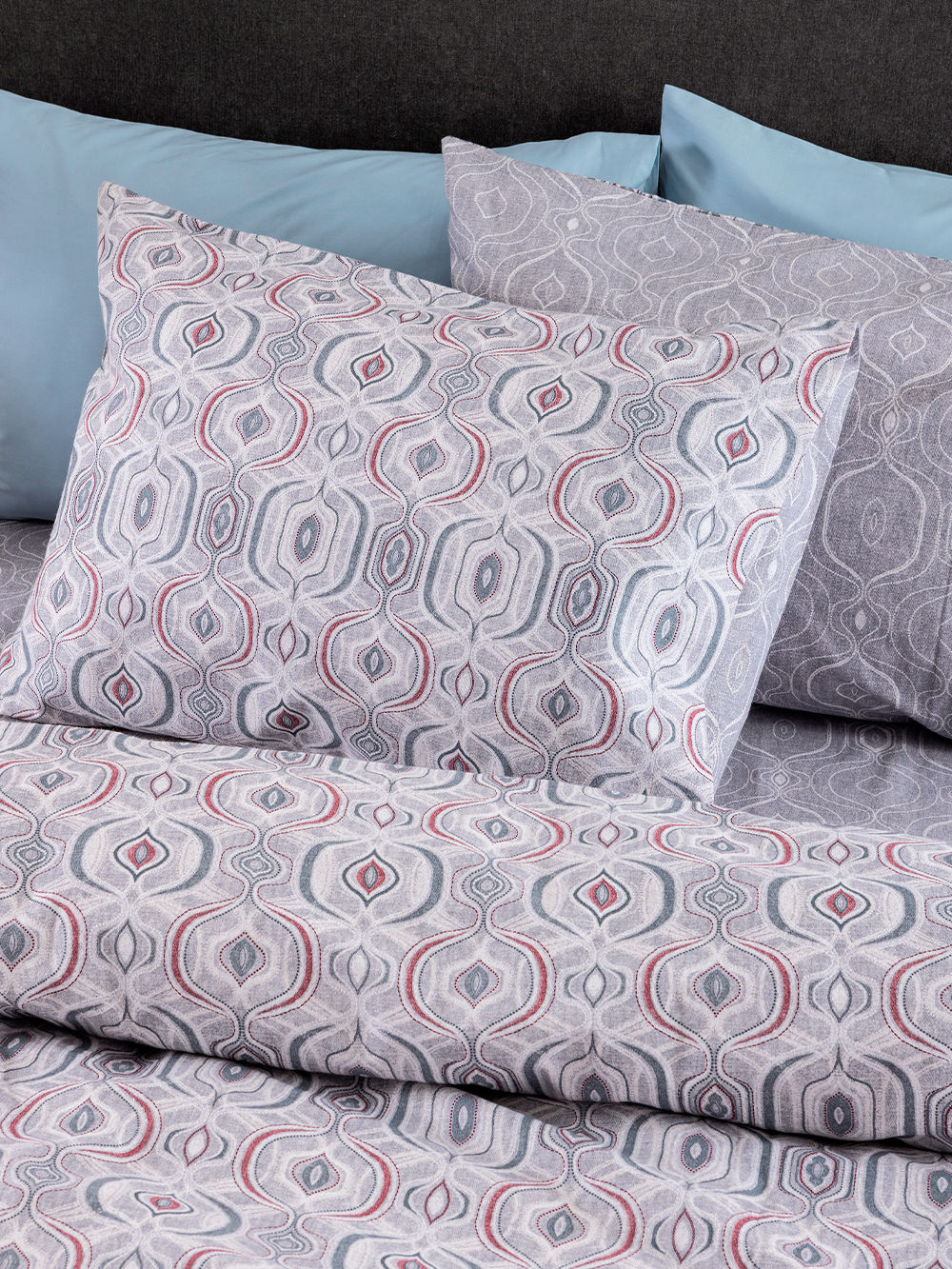 Palamaiki Σετ King Size Σεντόνια Flannel Beauty 280x265 FB0253