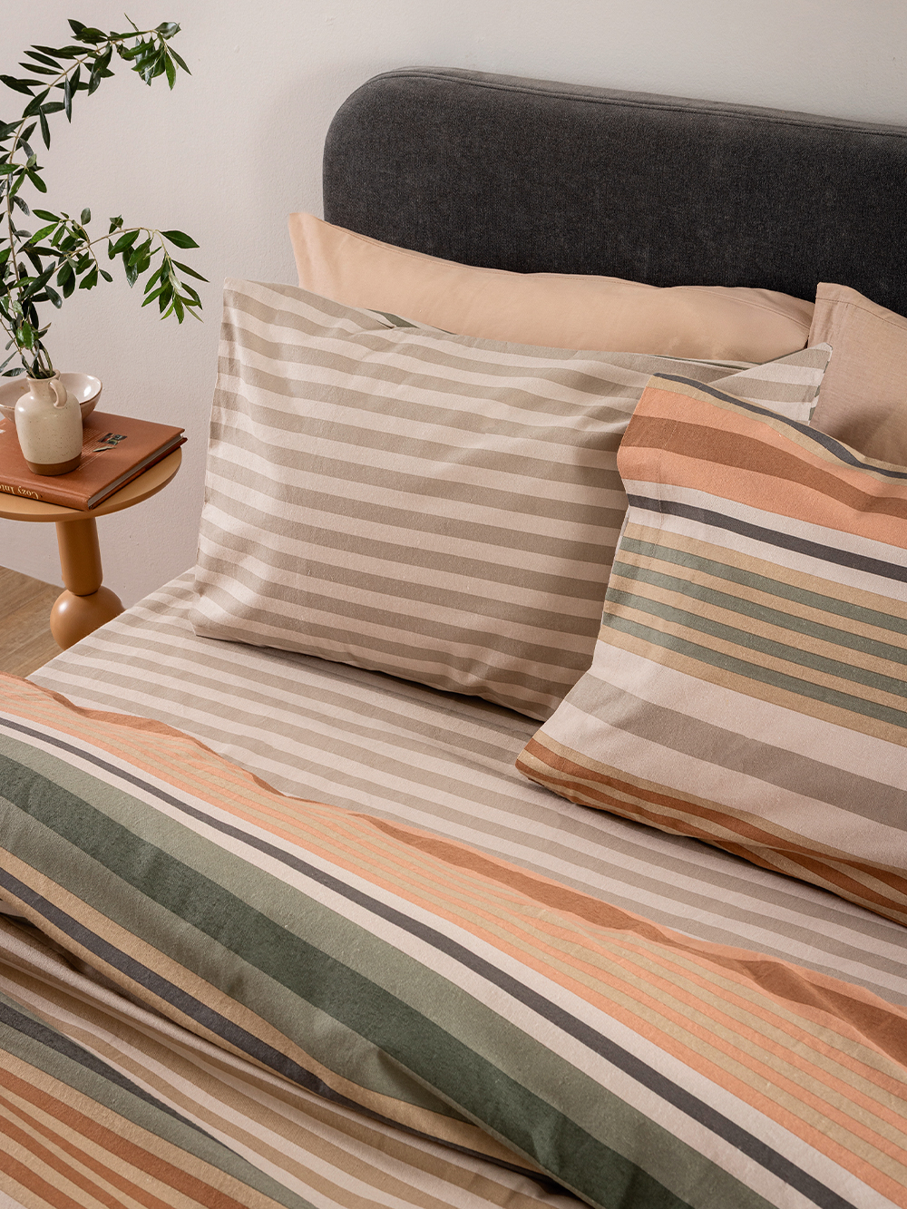 Palamaiki Σετ Παπλωματοθήκη Υπέρδιπλη Flannel Beauty 240x250 FB0244 - Image 2