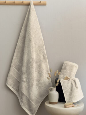 Palamaiki Πετσέτα Λουτρού Towels Collection 80x160 VINS ECRU