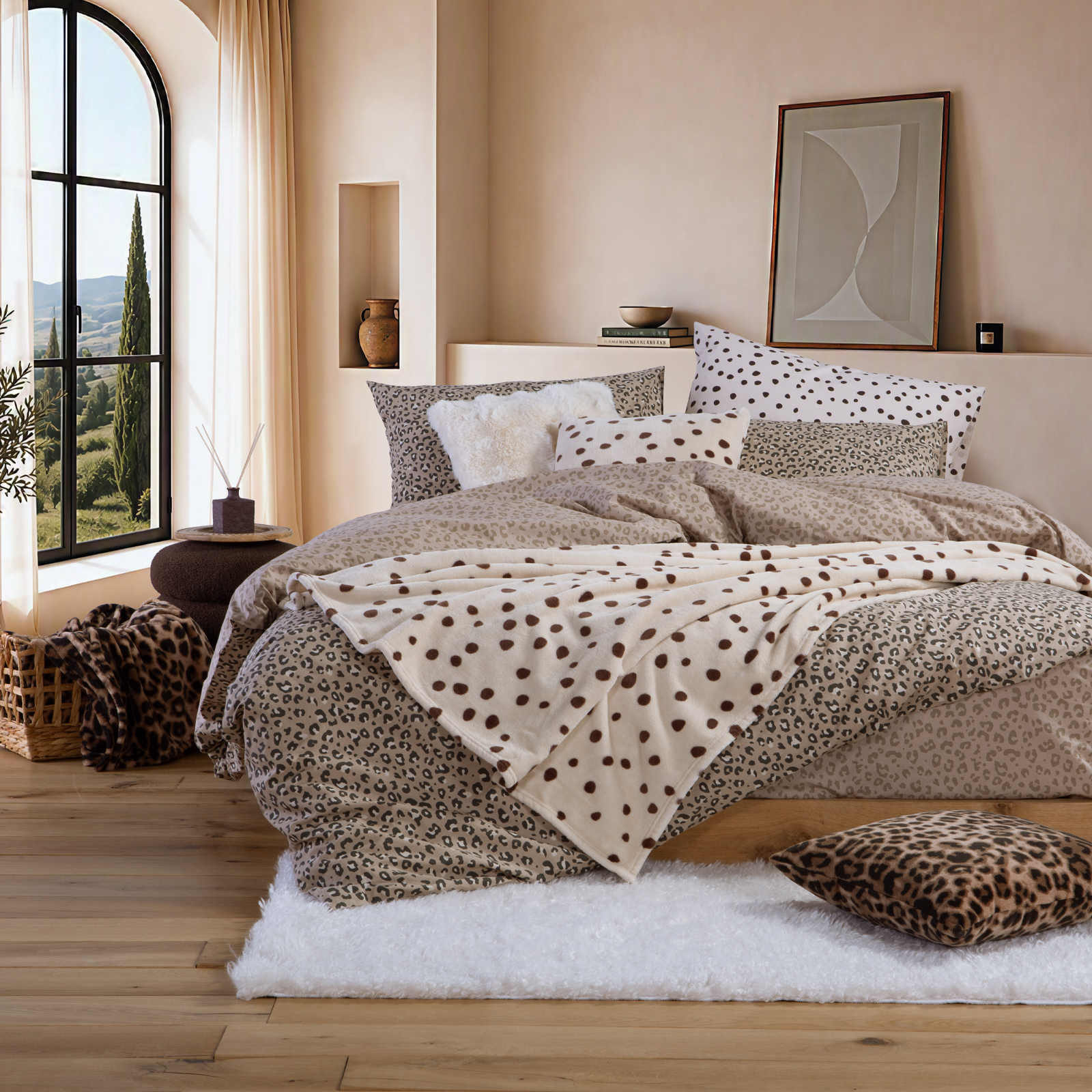 Nef-Nef Homeware ΠΑΠΛΩΜΑΤΟΘΗΚΗ ΒΑΜΒ.WILD ΣΕΤ ΜΟΝΗ