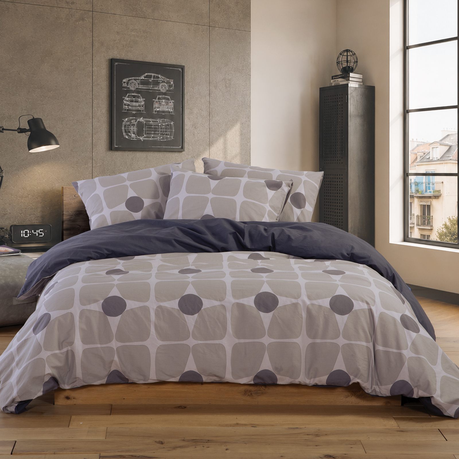 Nef-Nef Homeware ΠΑΠΛΩΜΑΤΟΘΗΚΗ ΒΑΜΒ.ΣΕΤ ΜΟΝΗ CASUAL COREO