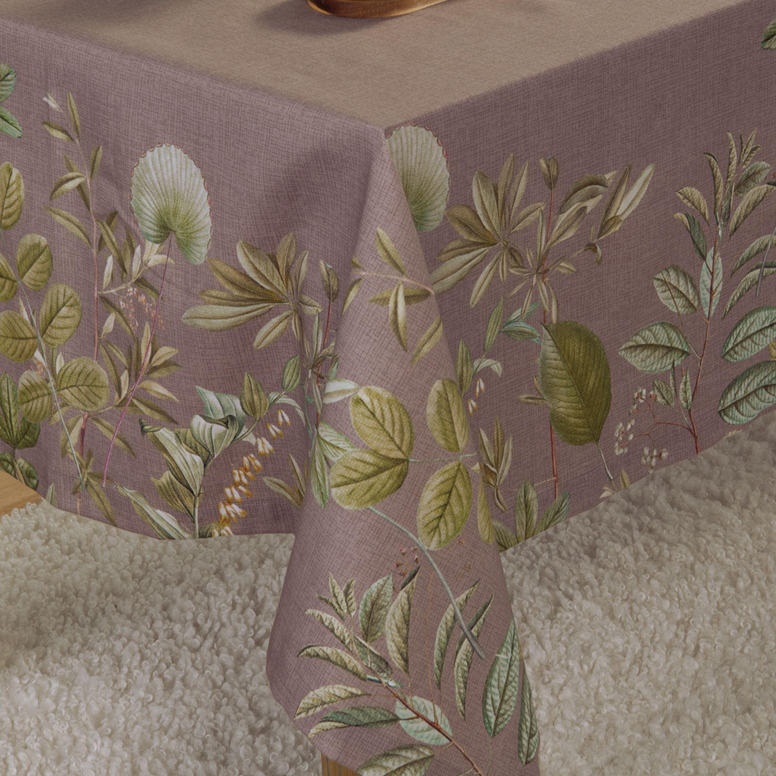 Nef-Nef Homeware ΤΡΑΠΕΖΟΜΑΝΤΗΛΟ ΒΑΜΒ.FLORA 140X140