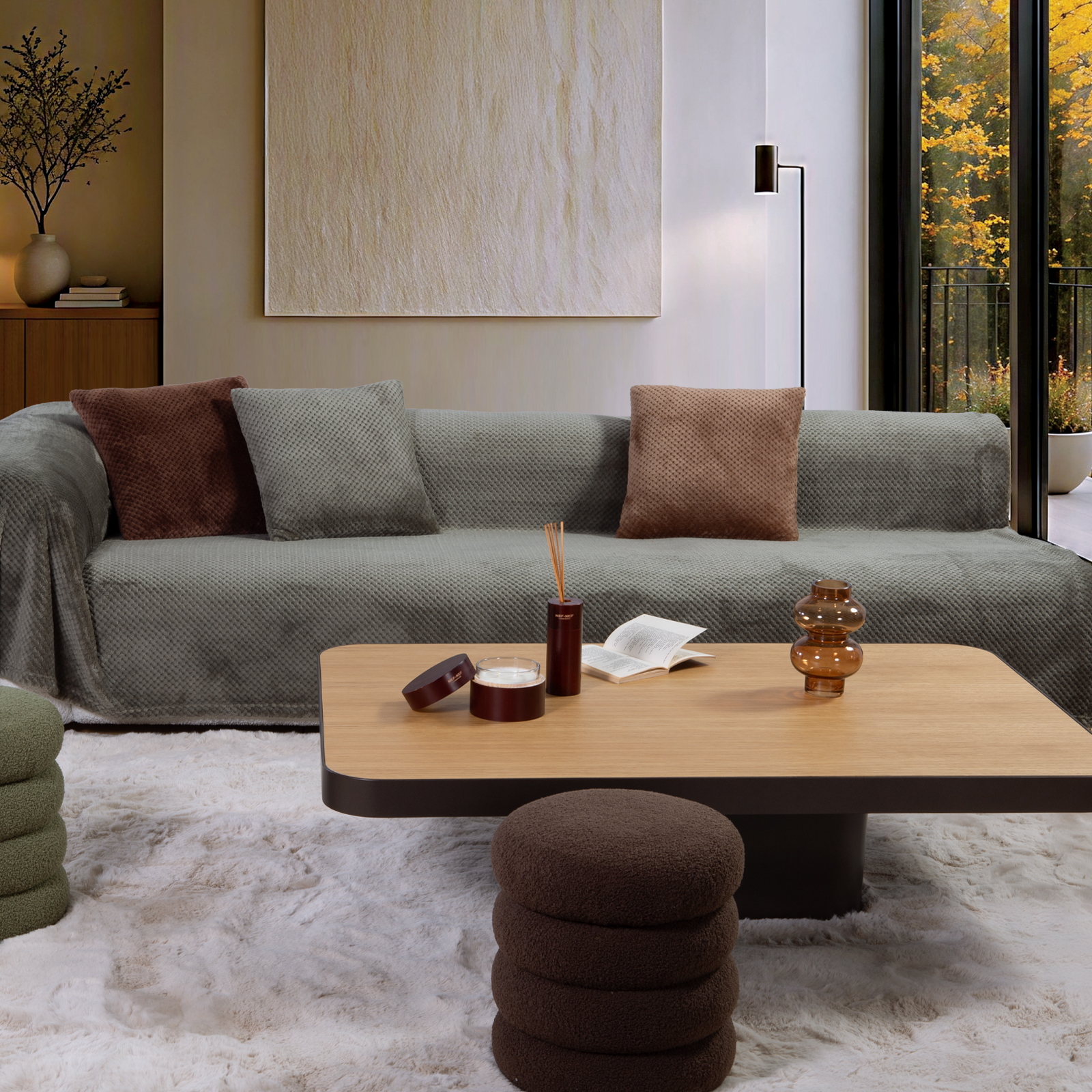 Nef-Nef Homeware ΡΙΧΤΑΡΙ ΠΟΛΥΘΡΟΝΑΣ ΠΟΛ.EDINBER 130X180