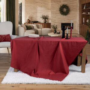 Nef-Nef Homeware Τραπεζομάντηλο Blizzard 160x250 Κόκκινο
