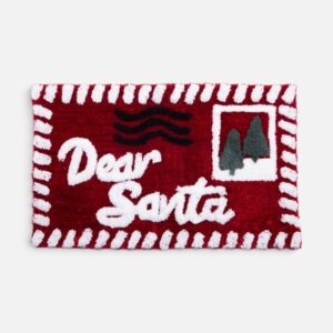 Nef-Nef Homeware Ταπέτο Μπάνιου Letter To Santa 50x80 Κόκκινο