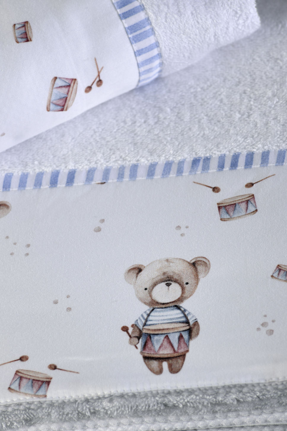 Down Town Σετ Πετσέτες Little Bear 70x140 853 White - Image 2