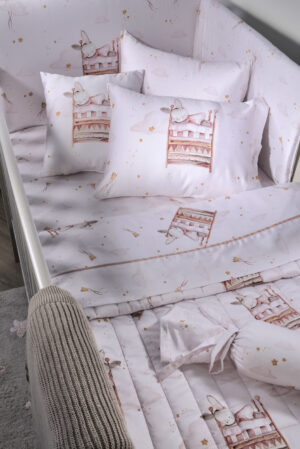 Down Town Πάντα Κρεβατιού Little Bunny Κούνιας 60x67 854 Pink