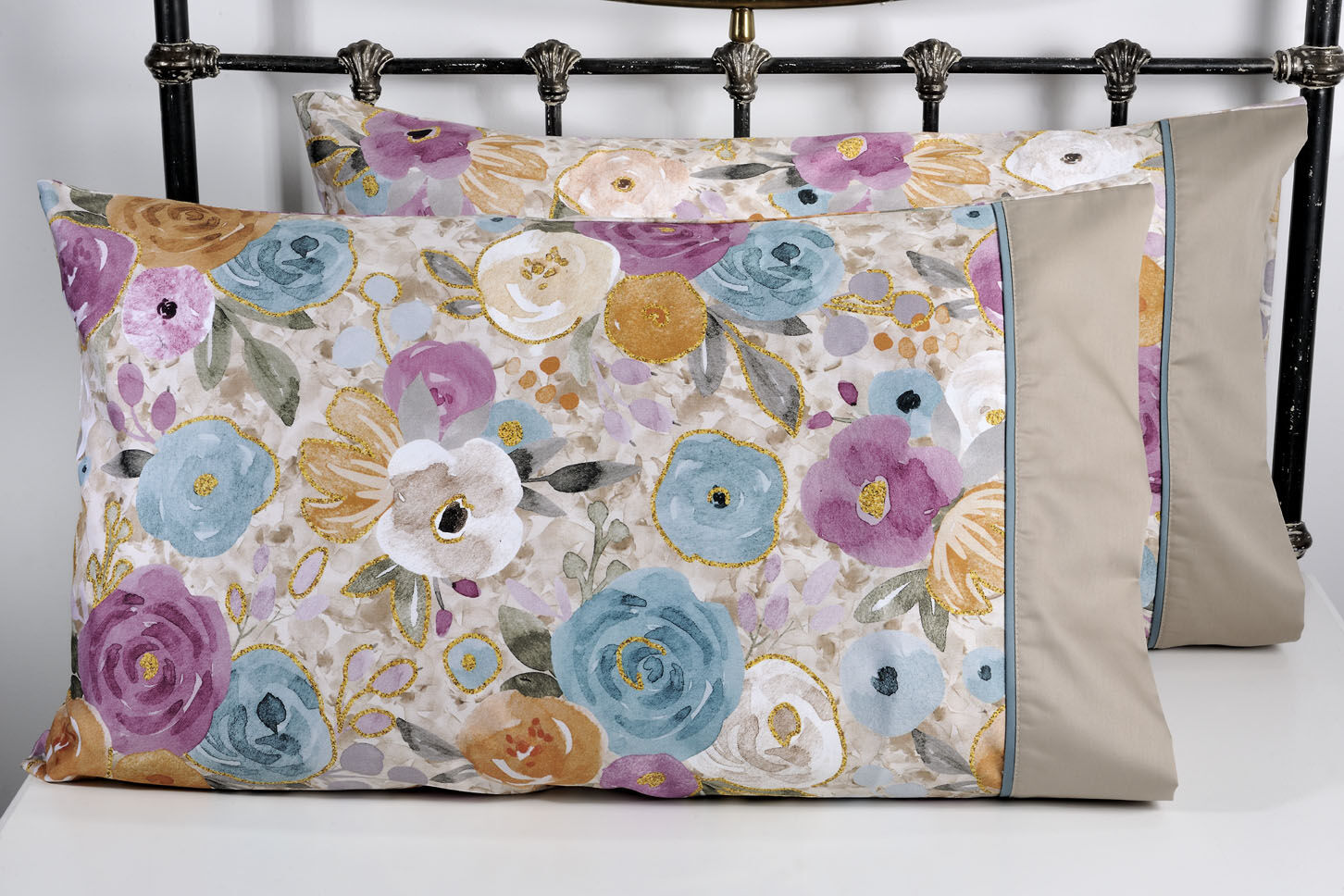 Down Town Ζεύγος Μαξιλαροθήκες Ύπνου Anabelle 52x75 887 Multicolor