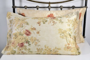 Down Town Ζεύγος Μαξιλαροθήκες Oxford English Flower 52x75+3 885 Beige