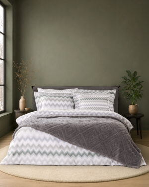 Nima Home Κουβέρτα Υπέρδιπλη 220x240 - Oryn Gray Γκρι
