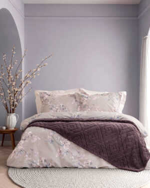 Nima Home Κουβέρτα Μονή 160x220 - Oryn Marron Μωβ