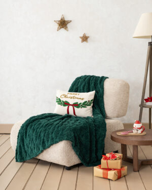 Nima Home Κουβέρτα 150x190 - Festive Πράσινο