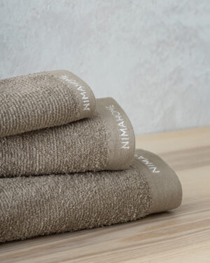 Nima Home Σετ Πετσέτες (30x50 + 50x90 + 70x140) - Auraia Beige