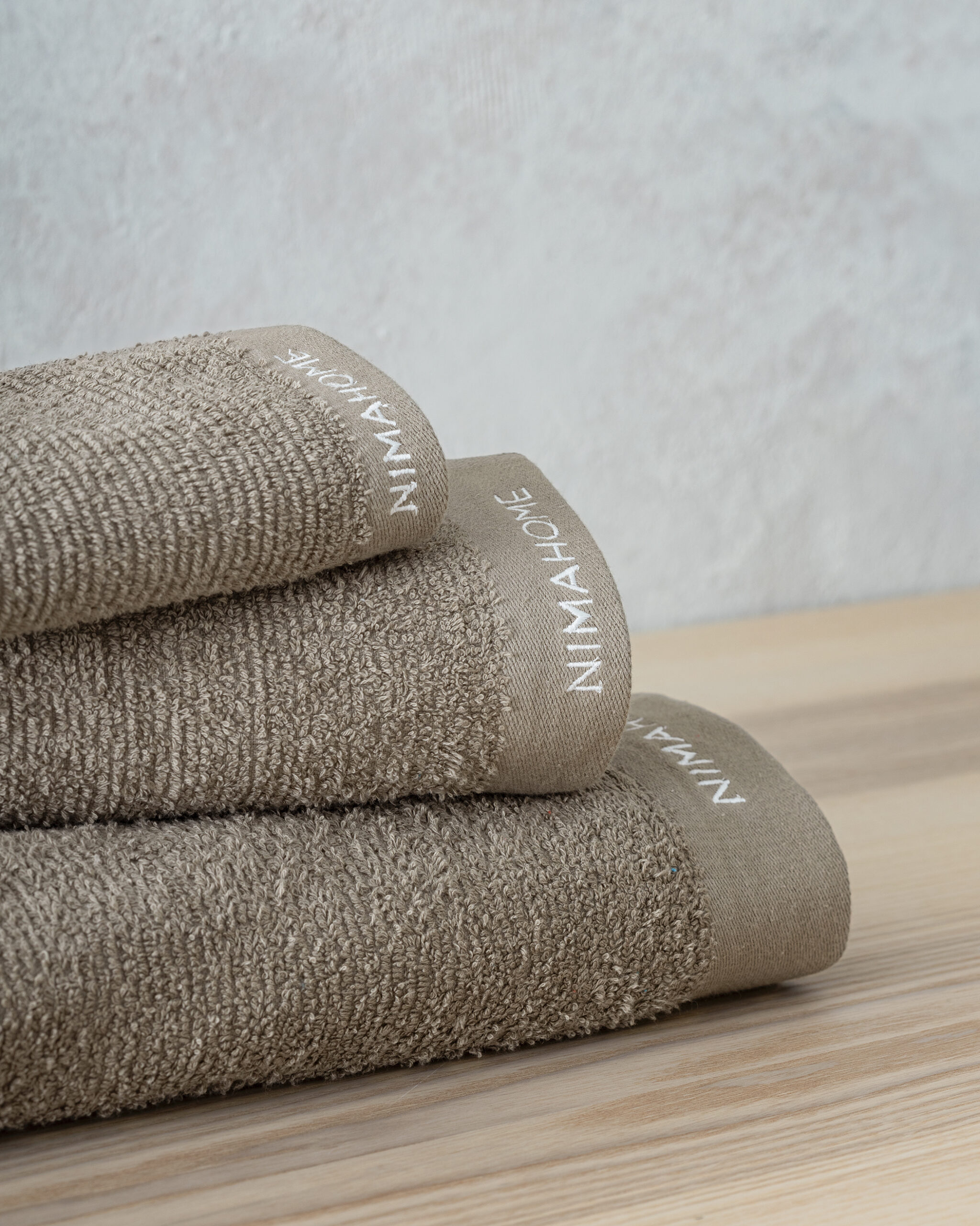 Nima Home Σετ Πετσέτες (30x50 + 50x90 + 70x140) - Auraia Beige