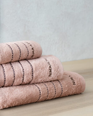 Nima Home Σετ Πετσέτες (30x50 + 50x90 + 70x140) - Razz Dusty Pink