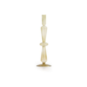 Nef-Nef Homeware Κηροπήγιο Γυάλινο Jamal 9x30,5 Green
